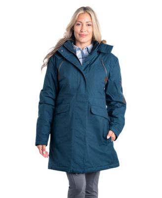 Women's Water Resistant Hooded Insulated Parka