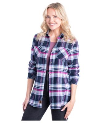 Plus Size Cottage Escape Plaid Flannel Shirt