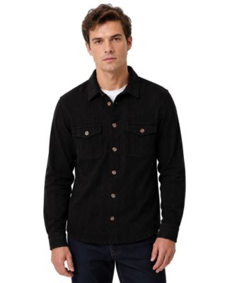 Men's Cable-Knit Regular-Fit Shirt Jacket