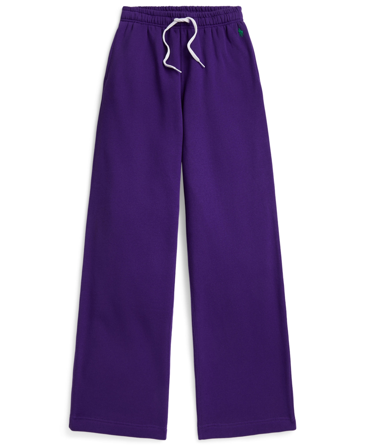 Polo Ralph Lauren Women's Drawstring Fleece Wide-Leg Sweatpant
