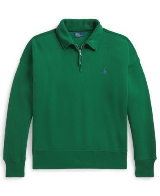 Polo Ralph Lauren Women's Fleece Quarter-Zip - Macy's