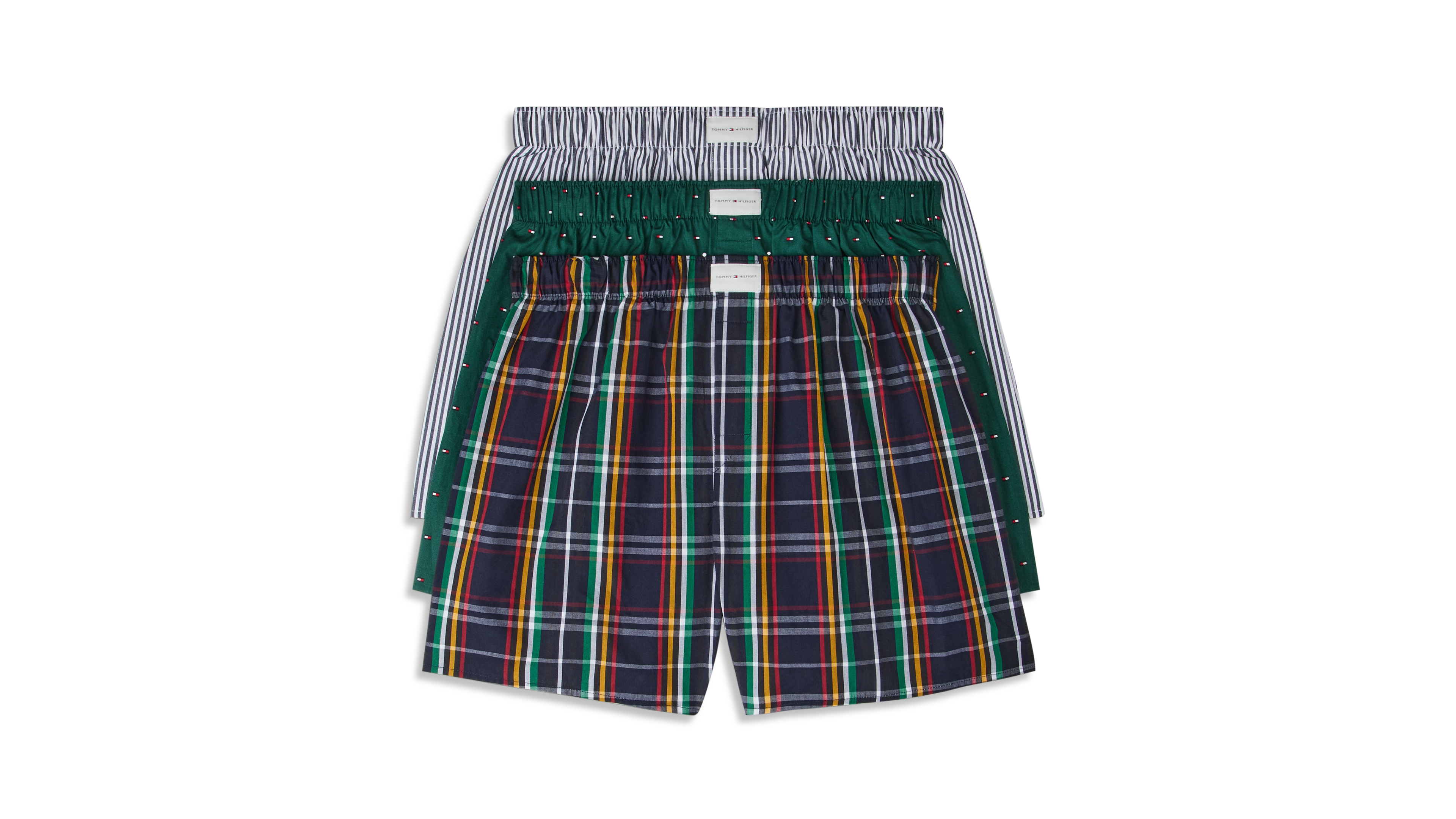 Tommy Hilfiger Men's 3-Pack Holiday Exclusive Woven Boxers