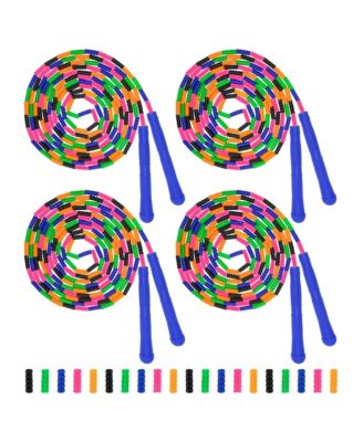 Soft Beaded Double Dutch Jump Rope for Adults