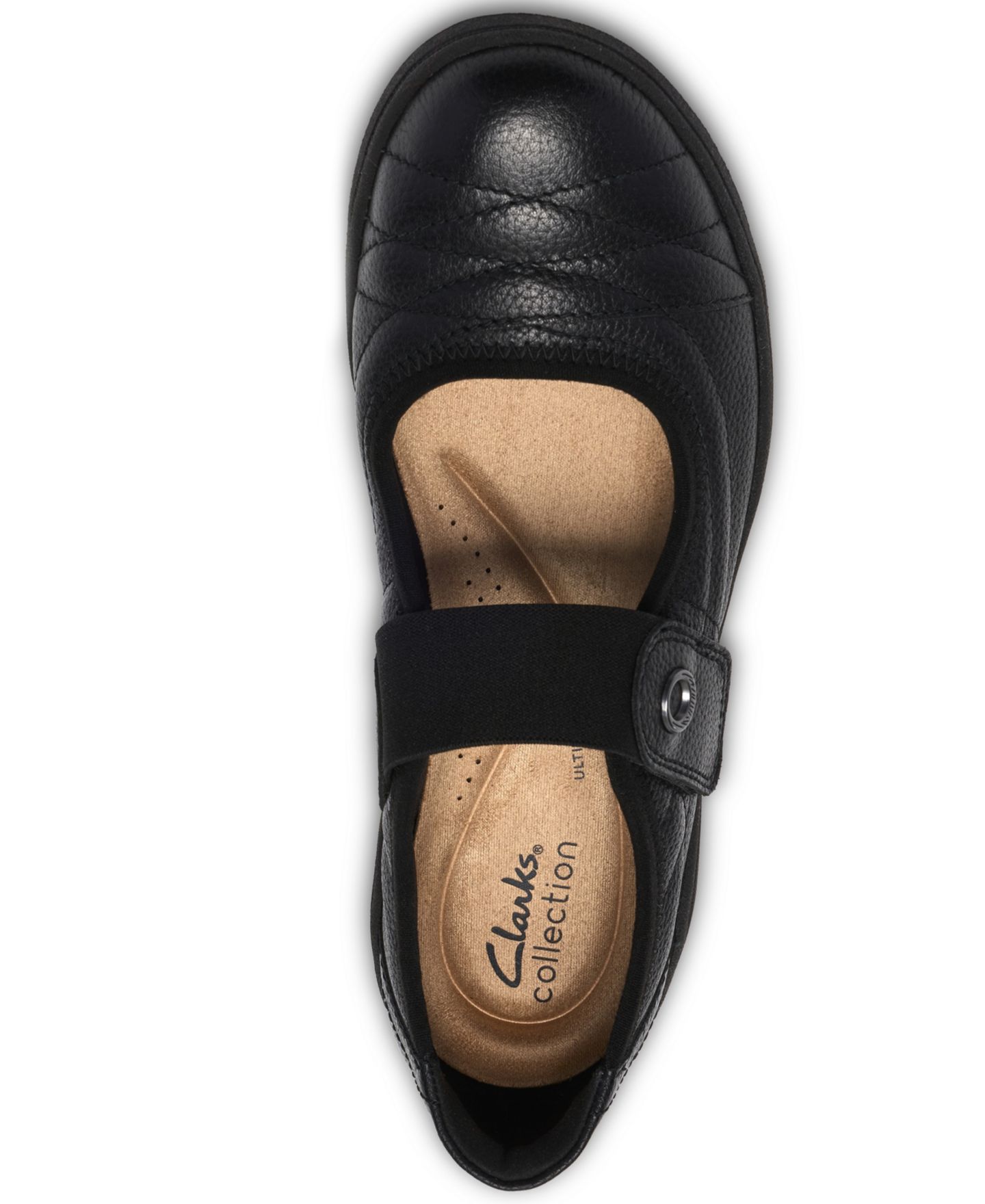Женские кроссовки Clarks Bryianne Haven Leather Mary Jane, цвет: Чёрный кожаный — фото 4