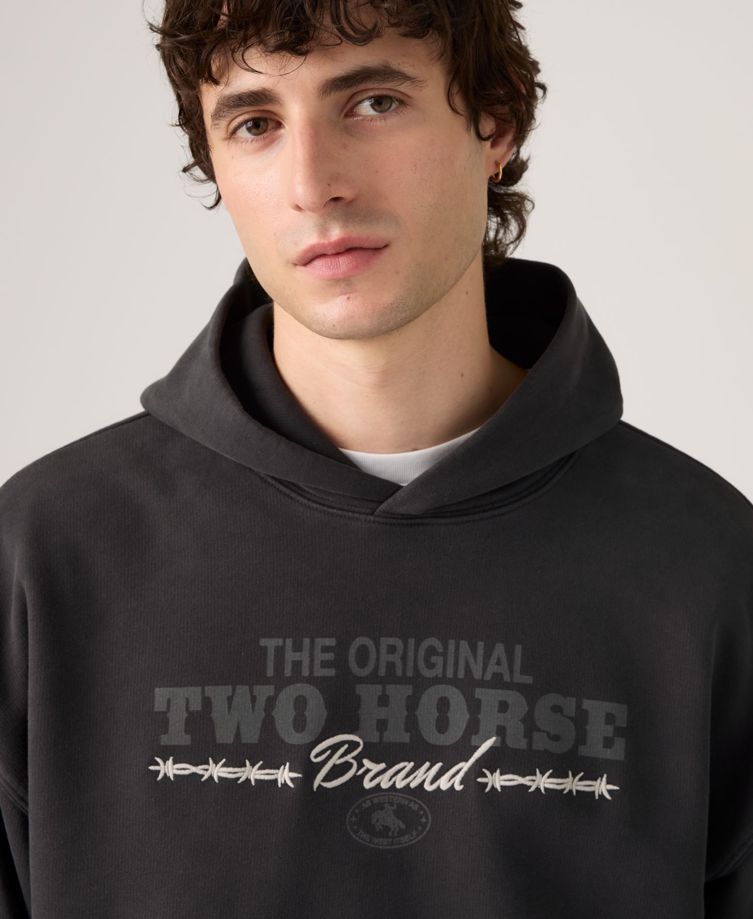 Men's Sunset Graphic Regular-Fit Cotton Pullover Hoodie