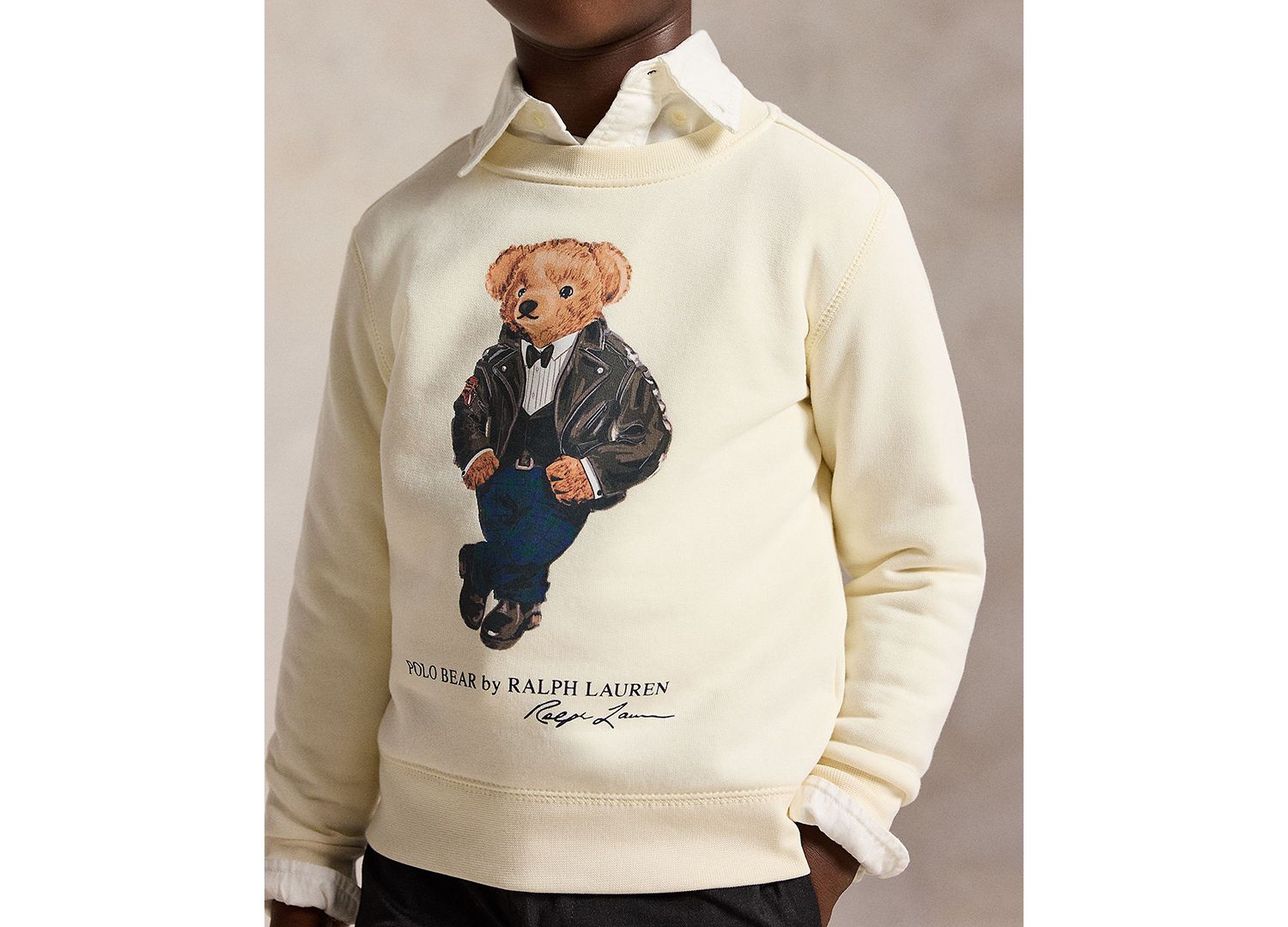 Toddler Boys' 2T-7 Polo Bear Fleece Sweatshirt