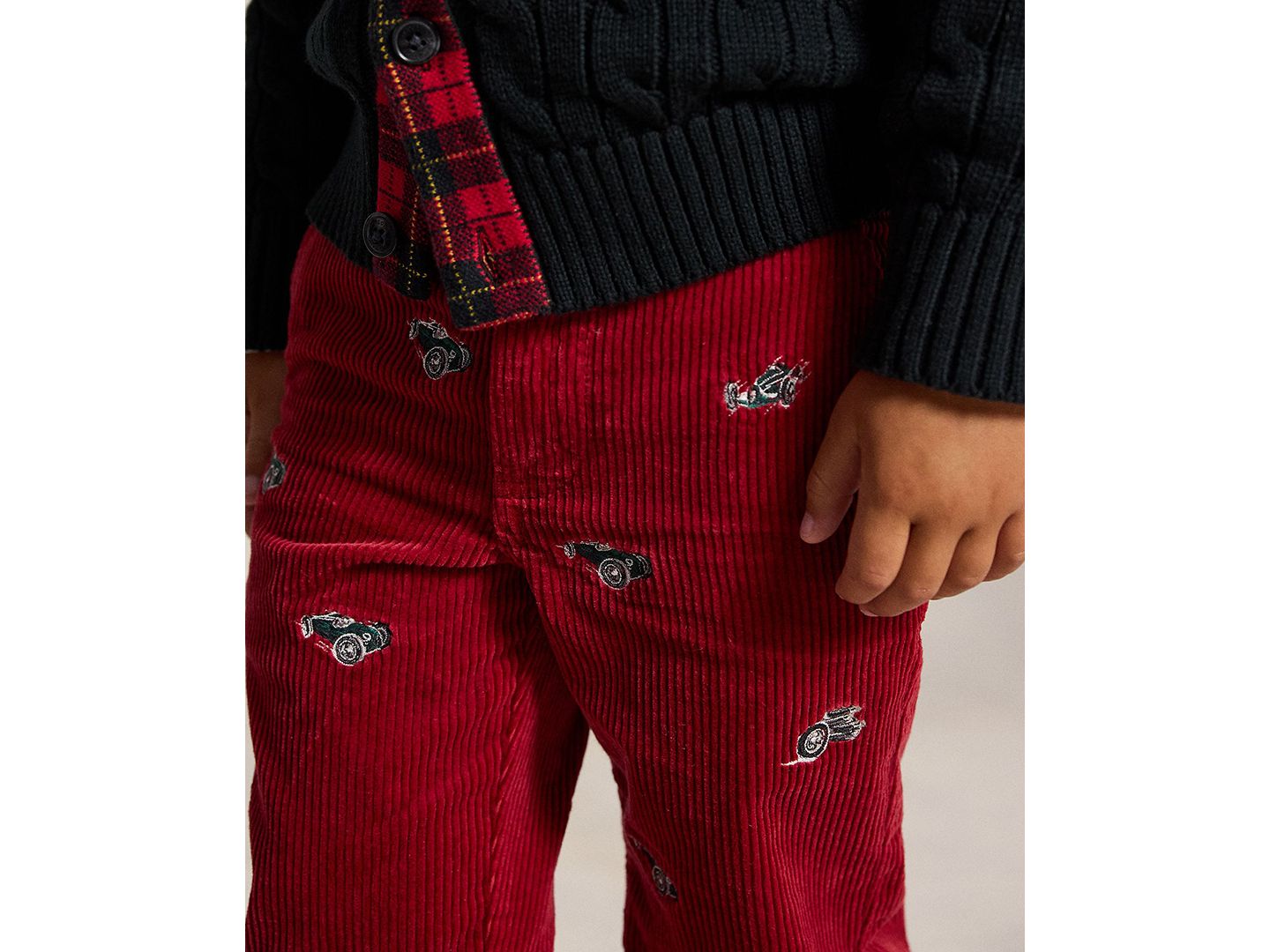 Брюки Polo Ralph Lauren Bedford Corduroy Straight-Fit Pants для мальчиков, цвет: Красный — фото 3