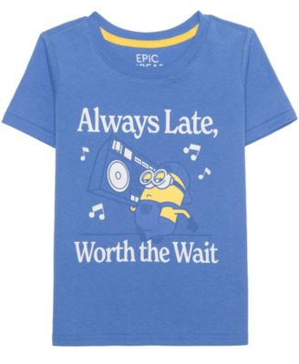 Boys' 12M-5T Minions Graphic Screen-Print T-Shirt