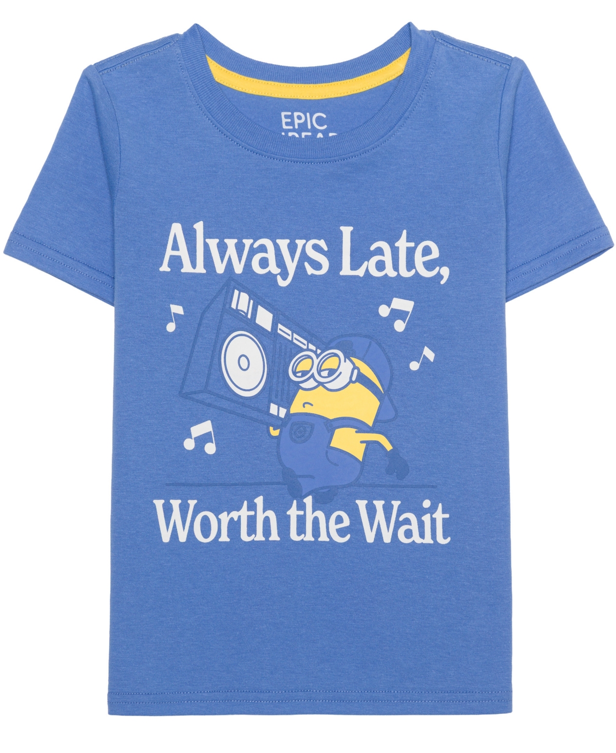 Epic Threads Kids' Boys' 12m-5t Minions Graphic Screen-print T-shirt, Macy's Exclusive In Blue Bonne