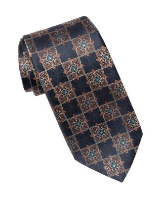 Men's Big & Tall Amalfi Silk Jacquard Extra Long Tie