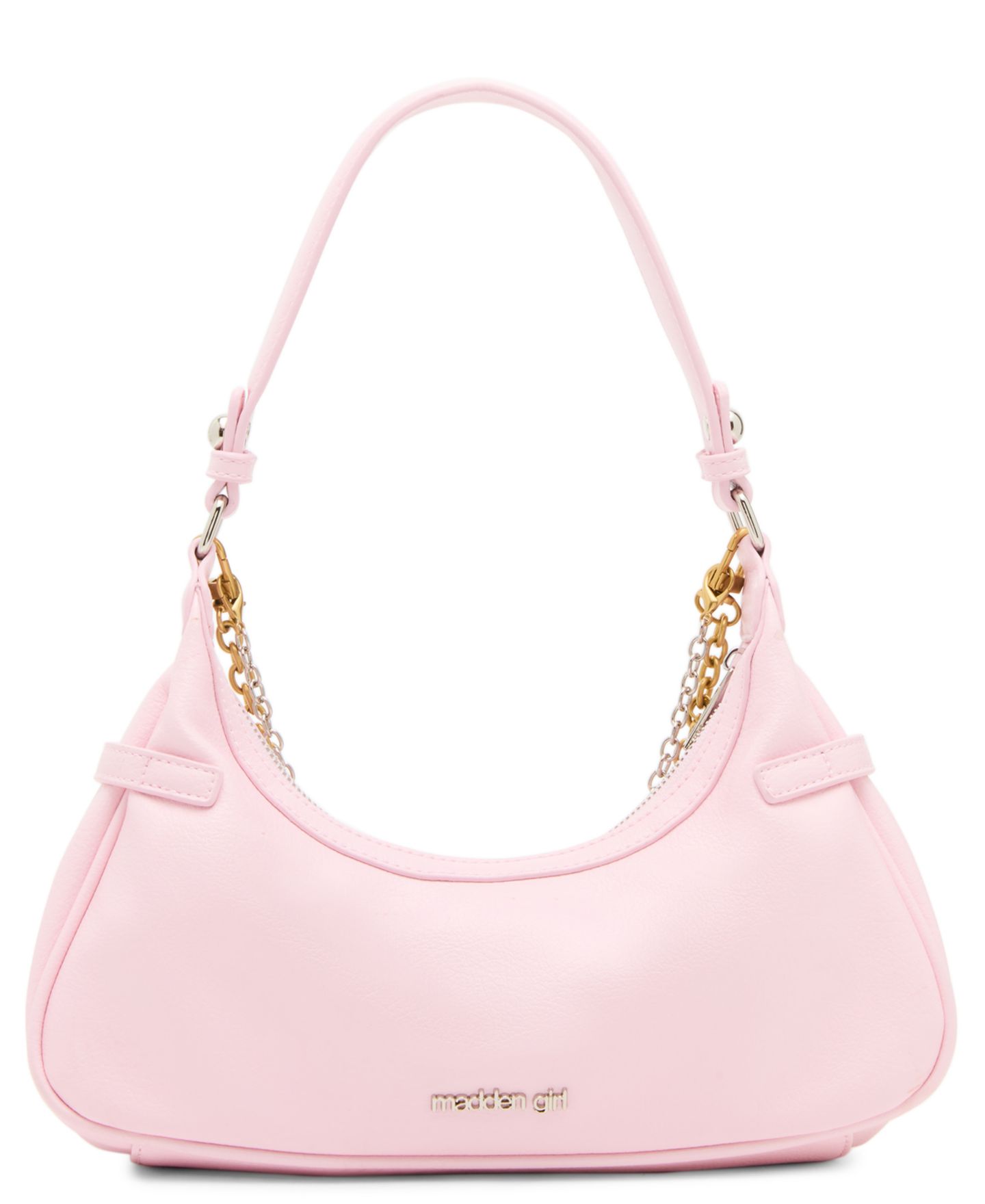 Женская сумка Madden Girl Medium Y2K Swag Chain Shoulder Handbag, цвет: Розовый — фото 2