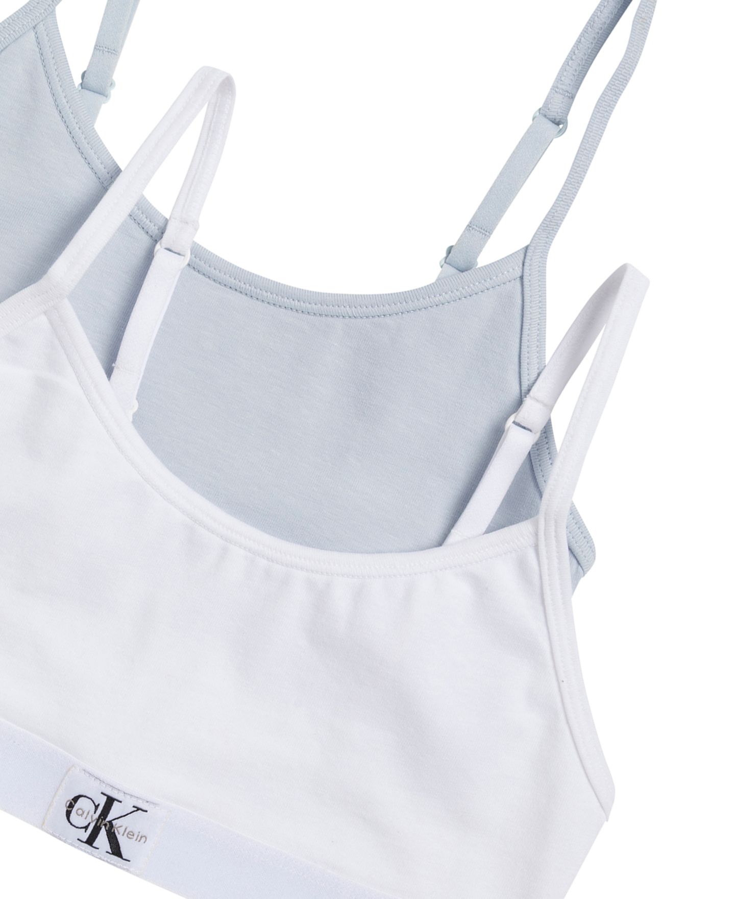 Бра Monologo, хлопок, 2 шт. — Calvin Klein, цвет: Белый — фото 3