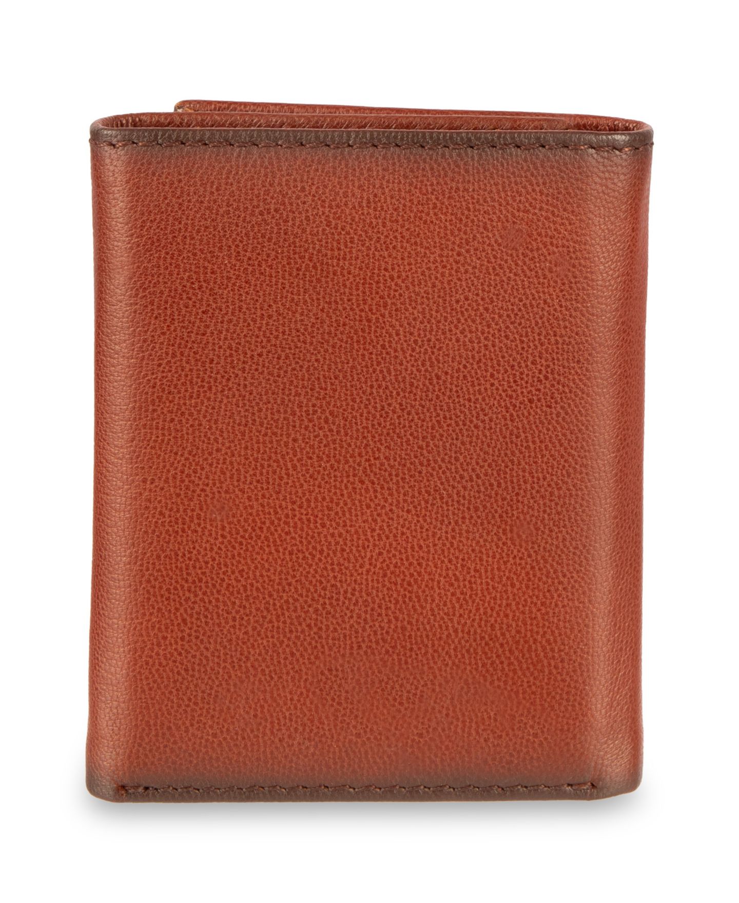 Мужской кошелёк Levi's RFID-Blocking Extra-Capacity Genuine Leather Trifold Wallet, цвет: Рыжевато-коричневый — фото 3