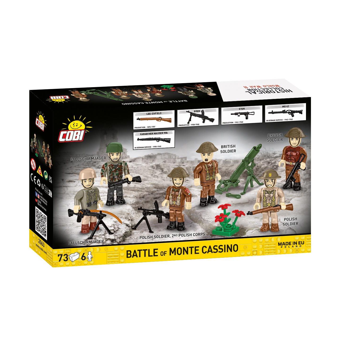 Детский конструктор COBI Wwii Battle of Monte Cassino 73-Piece Building Set, Ages 6+, цвет: Разноцветный — фото 9