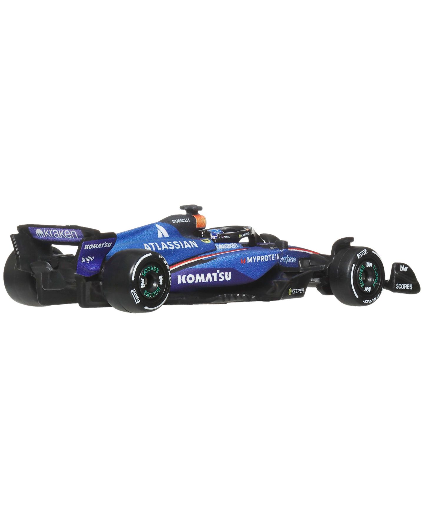 Набор Hot Wheels из 2 гоночных машин Atlassian Williams Racing Sainz и Albon, 1:64 — фото 5