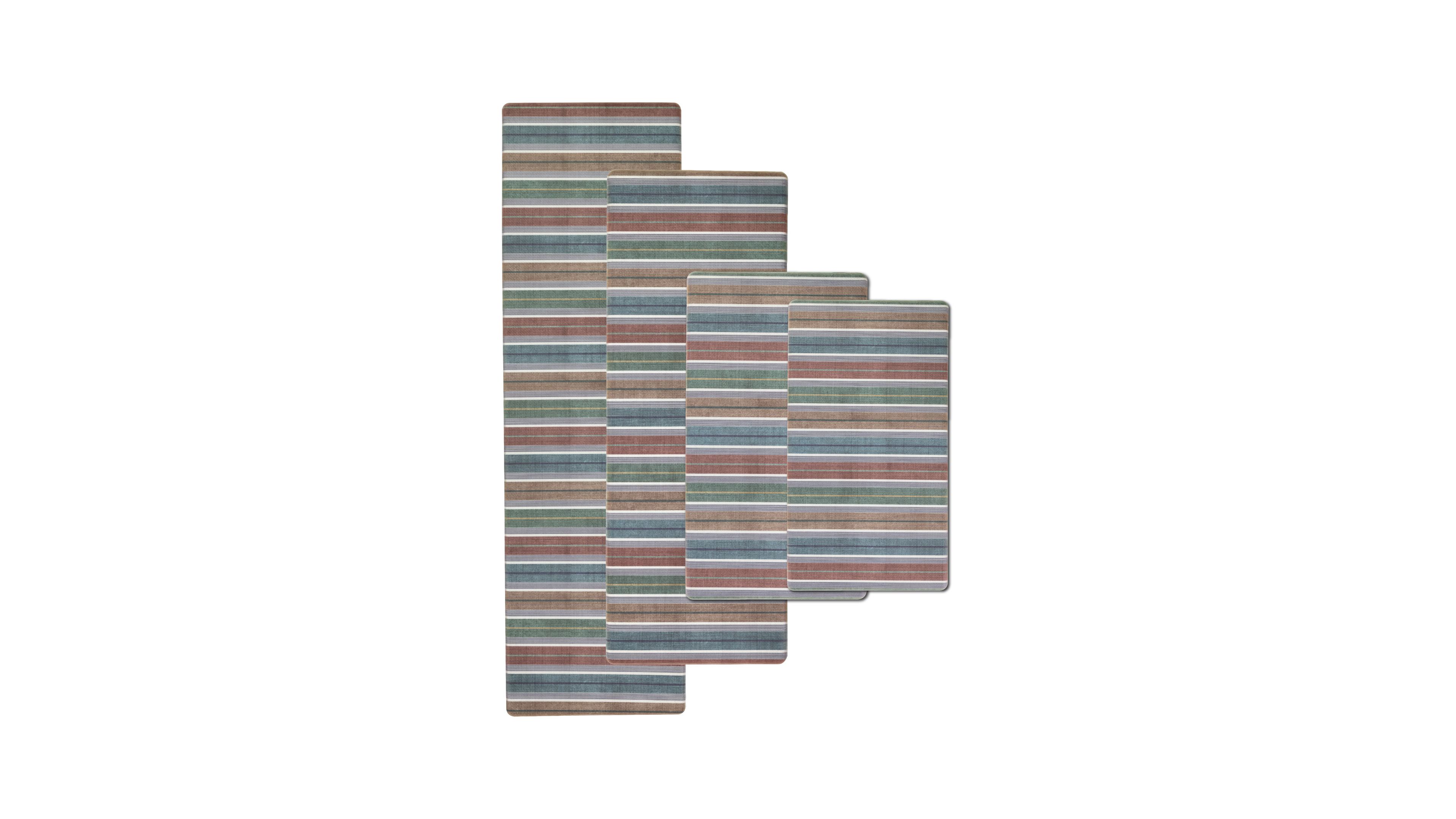 Eddie Bauer Vintage Stripes Anti Non Slip Kitchen Mat