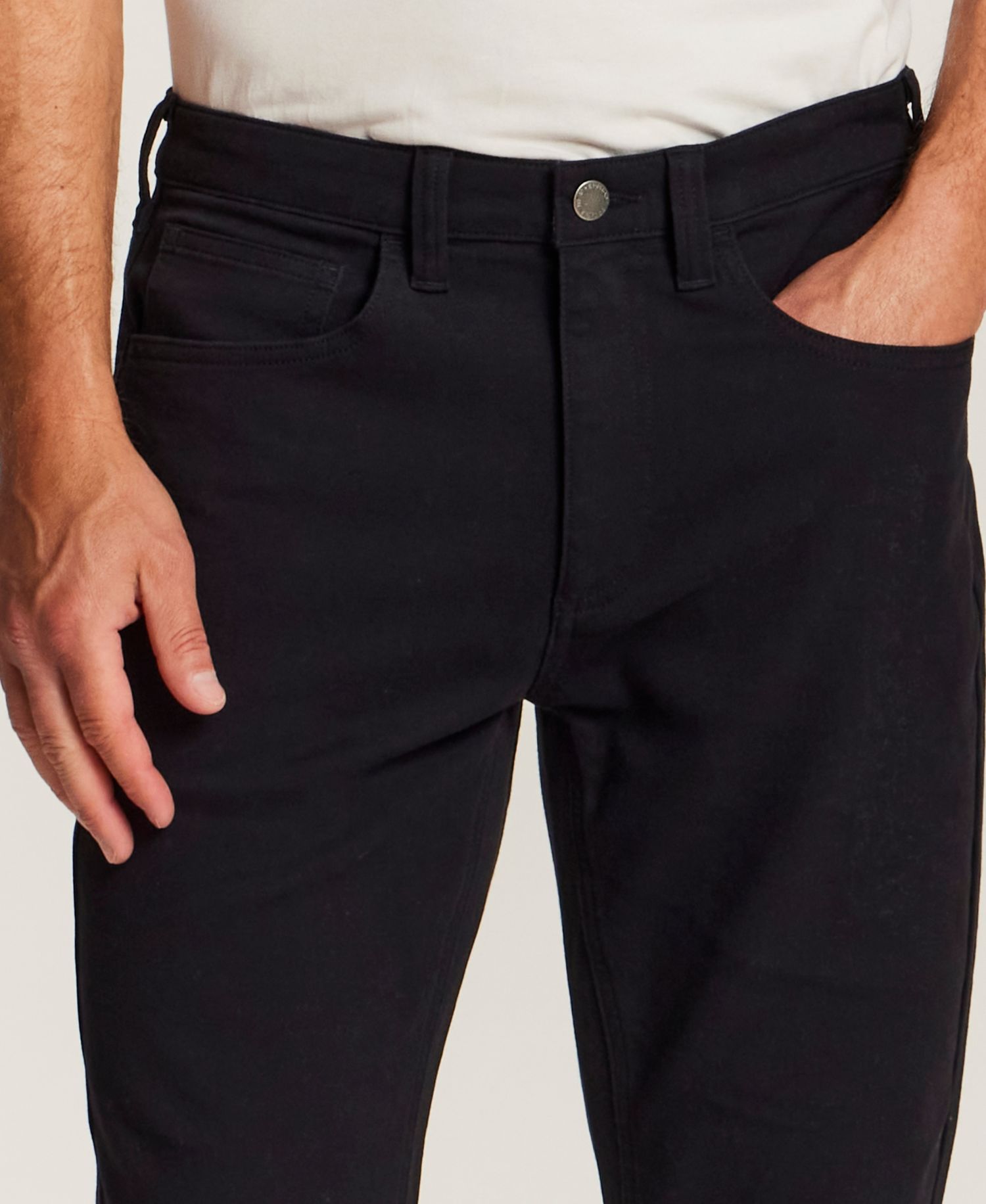 Men's Moleskin 5-Pocket Regular-Fit Stretch Pants
