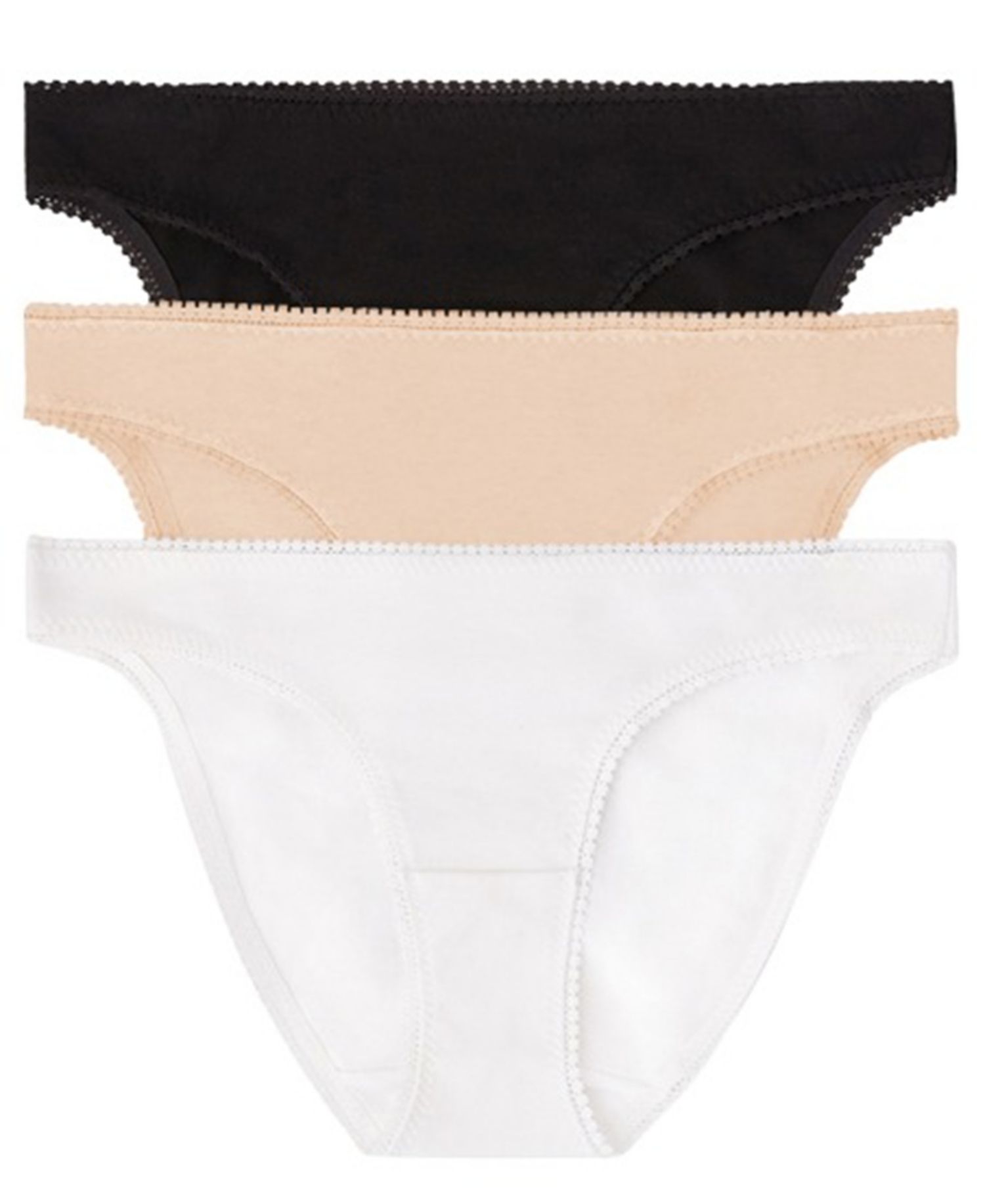 Women's Cabana Low-Rise Cotton-Blend Bikini Panty, 1402P3, 3-Pack