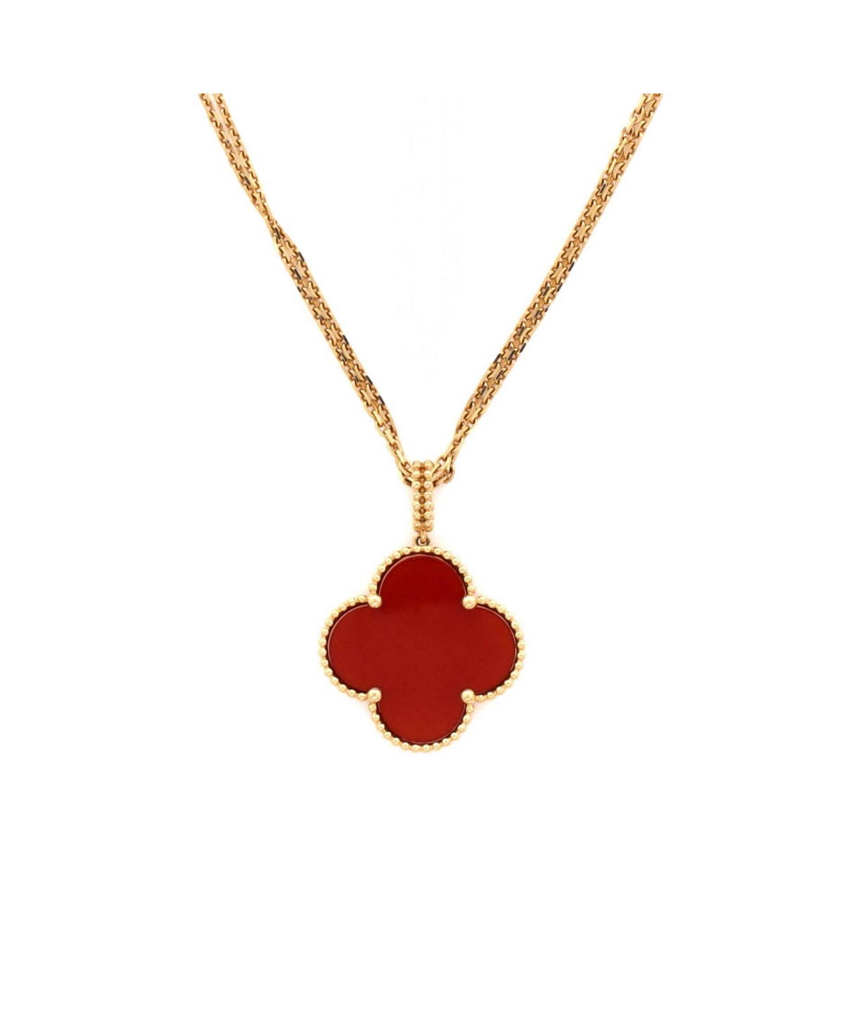 Pre-Owned Van Cleef and Arpels Magic Alhambra Pendant Long Necklace - 18k yellow gold