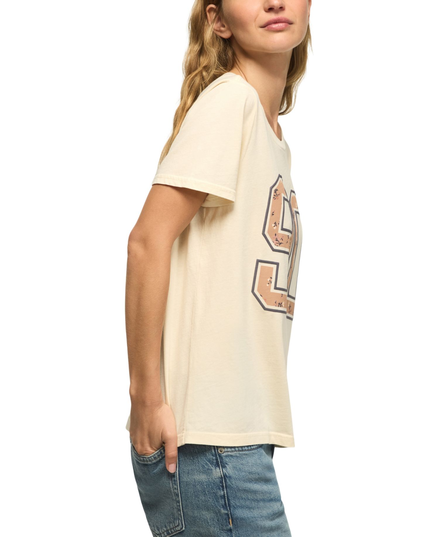 Women's 90 Classic Crewneck Graphic Crewneck T-Shirt