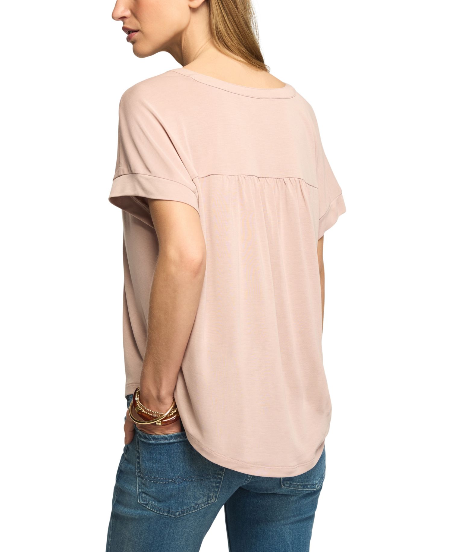Women's Notch Neck Dolman T-Shirt