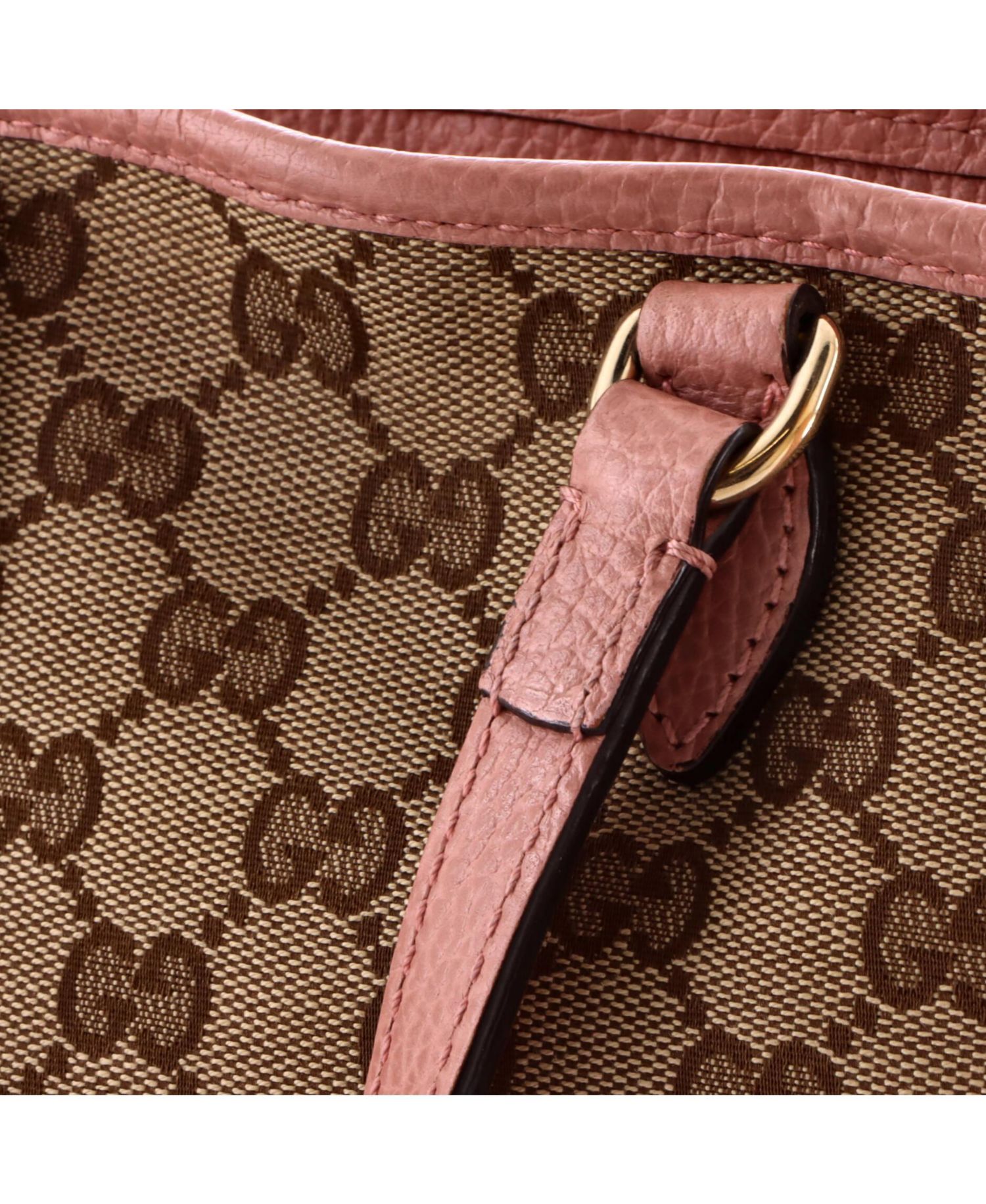 Small Bree Tote GG Canvas with Leather