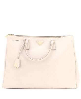 XL Double Zip Lux Tote Saffiano Leather