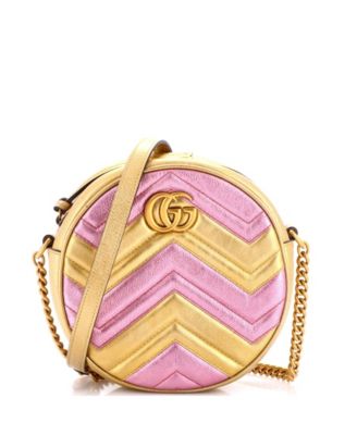 GG Marmont Mini Matelass&eacute; Leather Shoulder Bag