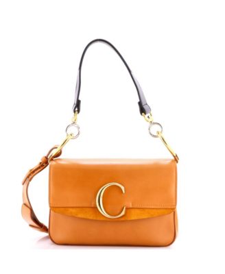 Small C Double Carry Bag Leather