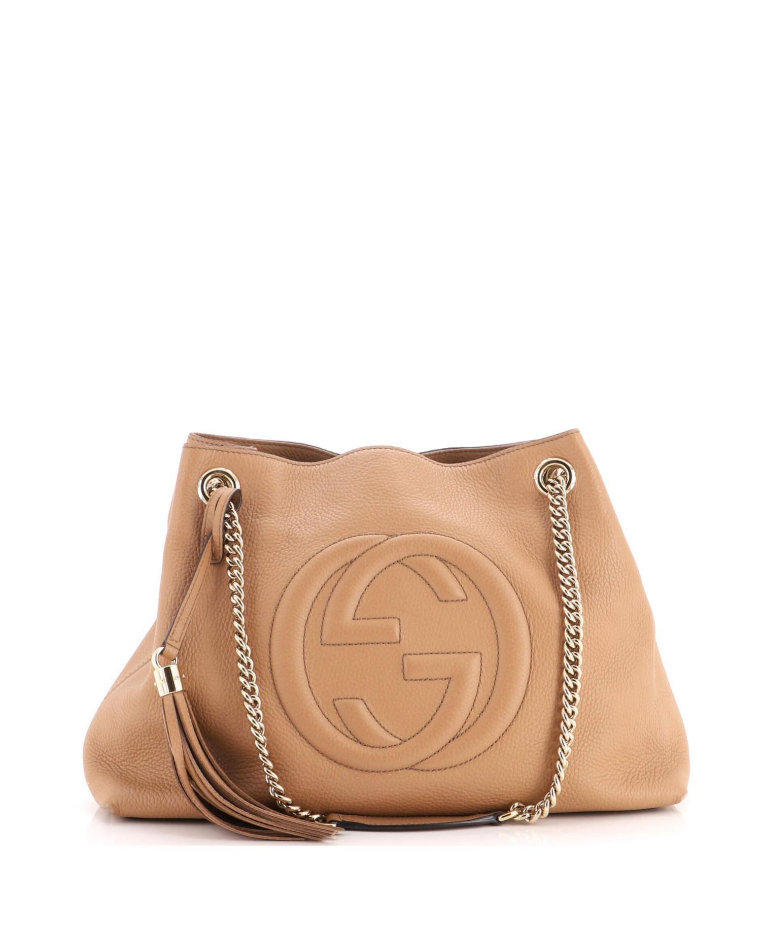 Medium Soho Chain Strap Shoulder Bag Leather