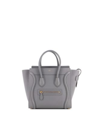 Micro Luggage Bag Grainy Leather