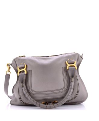 Medium Marcie Satchel Leather