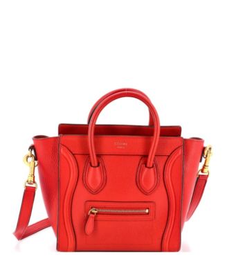 Nano Luggage Bag Grainy Leather