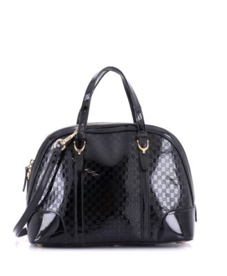 Nice Patent Microguccissima Top Handle Shoulder Bag