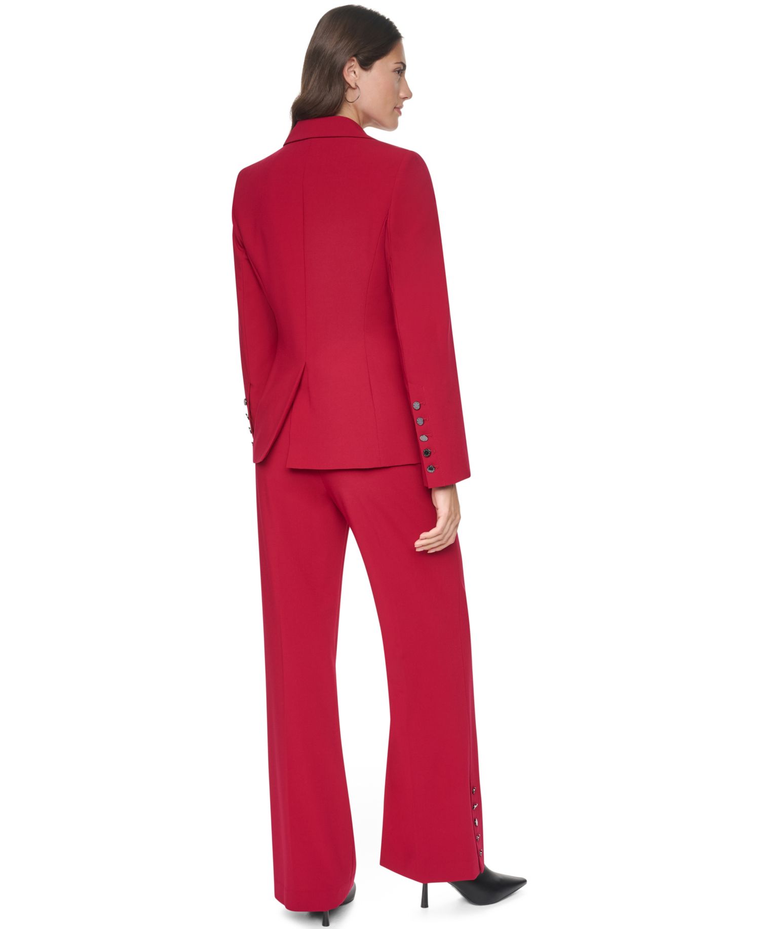 Petite Lined 1-Button Blazer