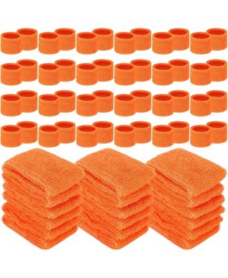 Cotton Kids Wrist Sweatbands Breathable Stretchy Sports Wristbands for Basketball Volleyball Running
