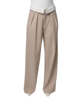 Women's Command High-Waisted Wide-Leg Pleated Trouser
