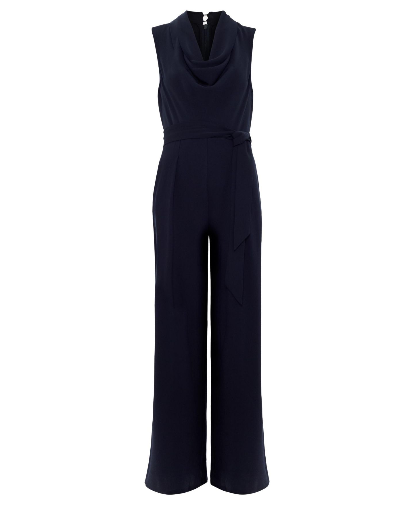 Женский комбинезон Phase Eight Emry Cowl Neck Jumpsuit, цвет: Тёмно-синий — фото 7