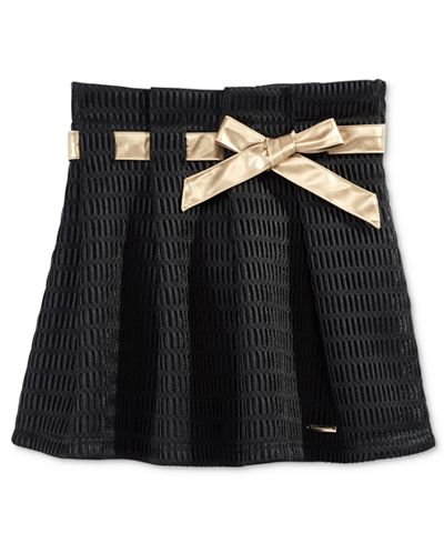 Sean John Bow Belted Pleated Skirt, Big Girls (7-16)