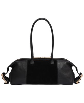 Bowery Top Handle Large Bowling Shoulder Handbag