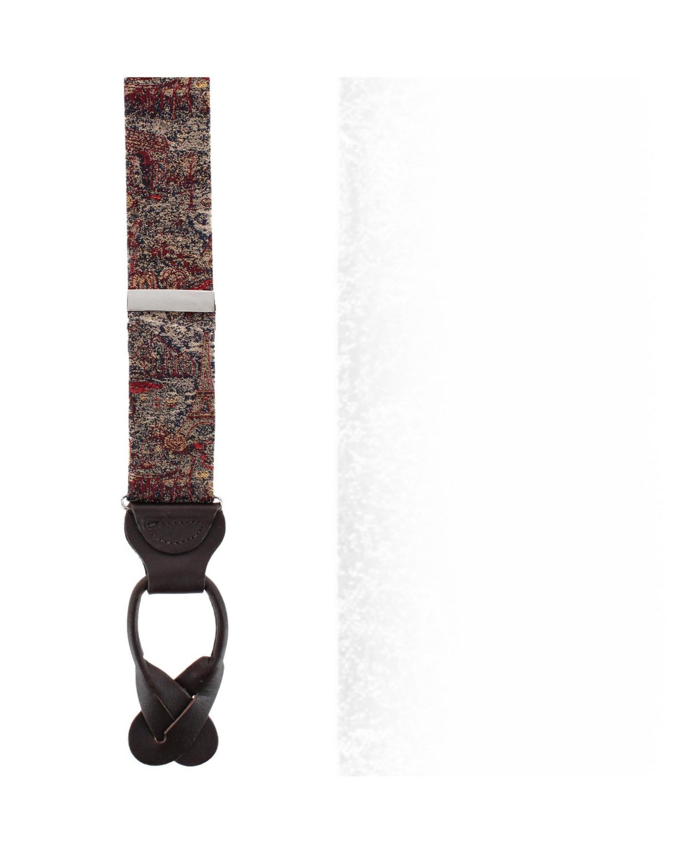 Мужские подтяжки TRAFALGAR Paris Tapestry Silk Button-End Suspenders, цвет: Multiple — фото 2