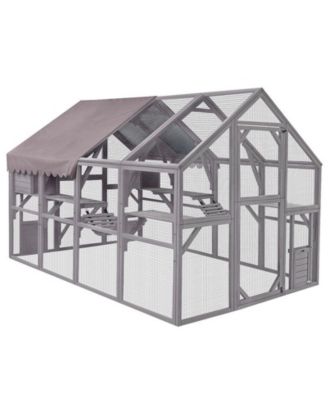 Walk-in Extra Large Cat Enclosure Outdoor Cat Run