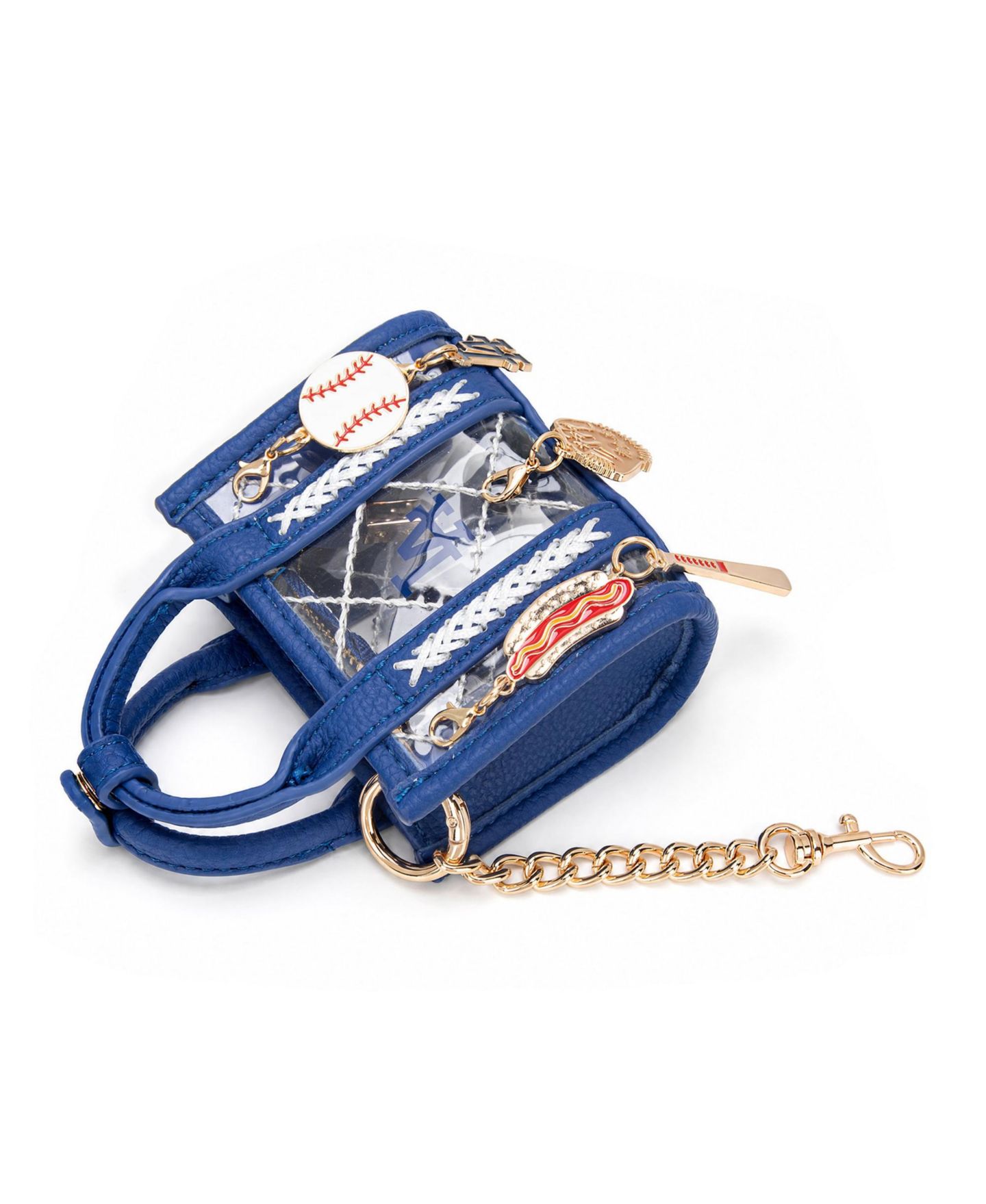 Женский брелок Montana West Los Angeles Dodgers Clear Bag Charm — фото 2