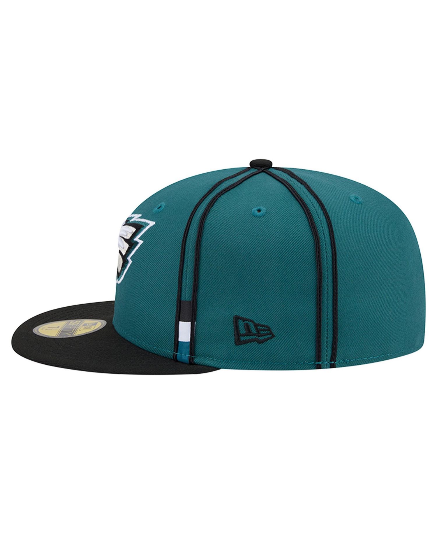 Men's Midnight Green Philadelphia Eagles Soutache 59FIFTY Fitted Hat