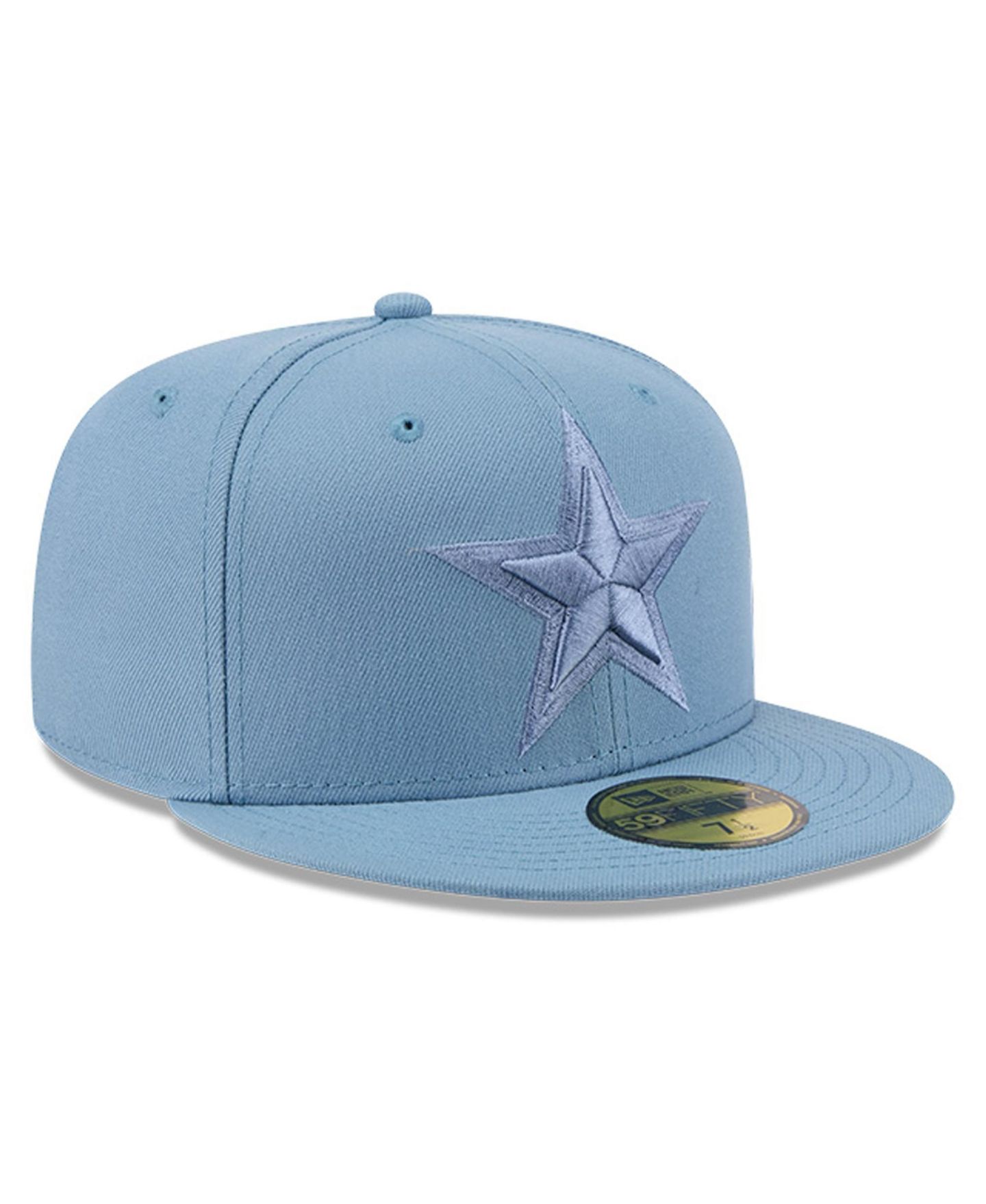 Мужские головные уборы New Era Blue Dallas Cowboys Color Pack 59FIFTY Fitted Hat — фото 3