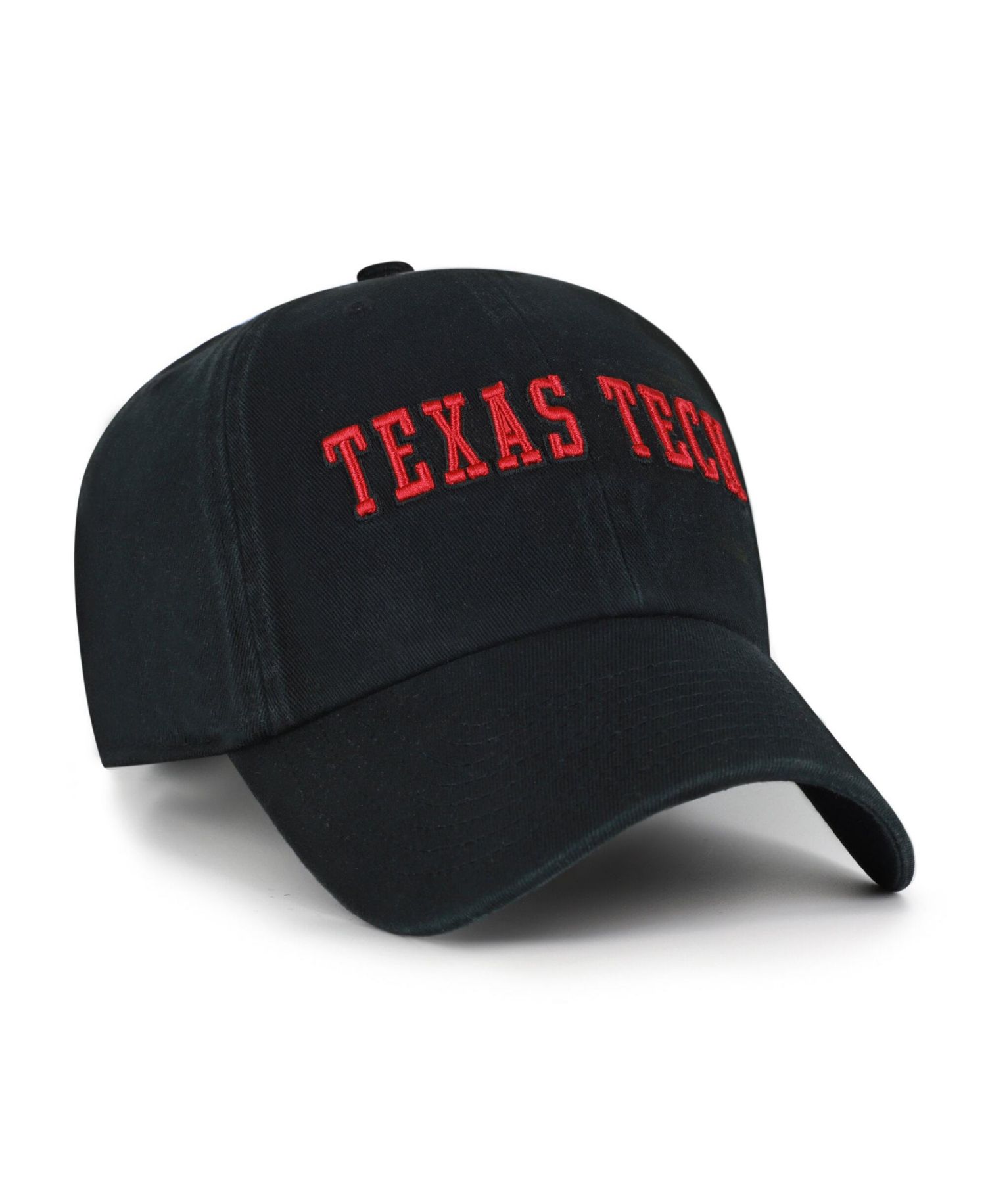 Men's '47 Black Texas Tech Red Raiders Vault Clean Up Adjustable Hat