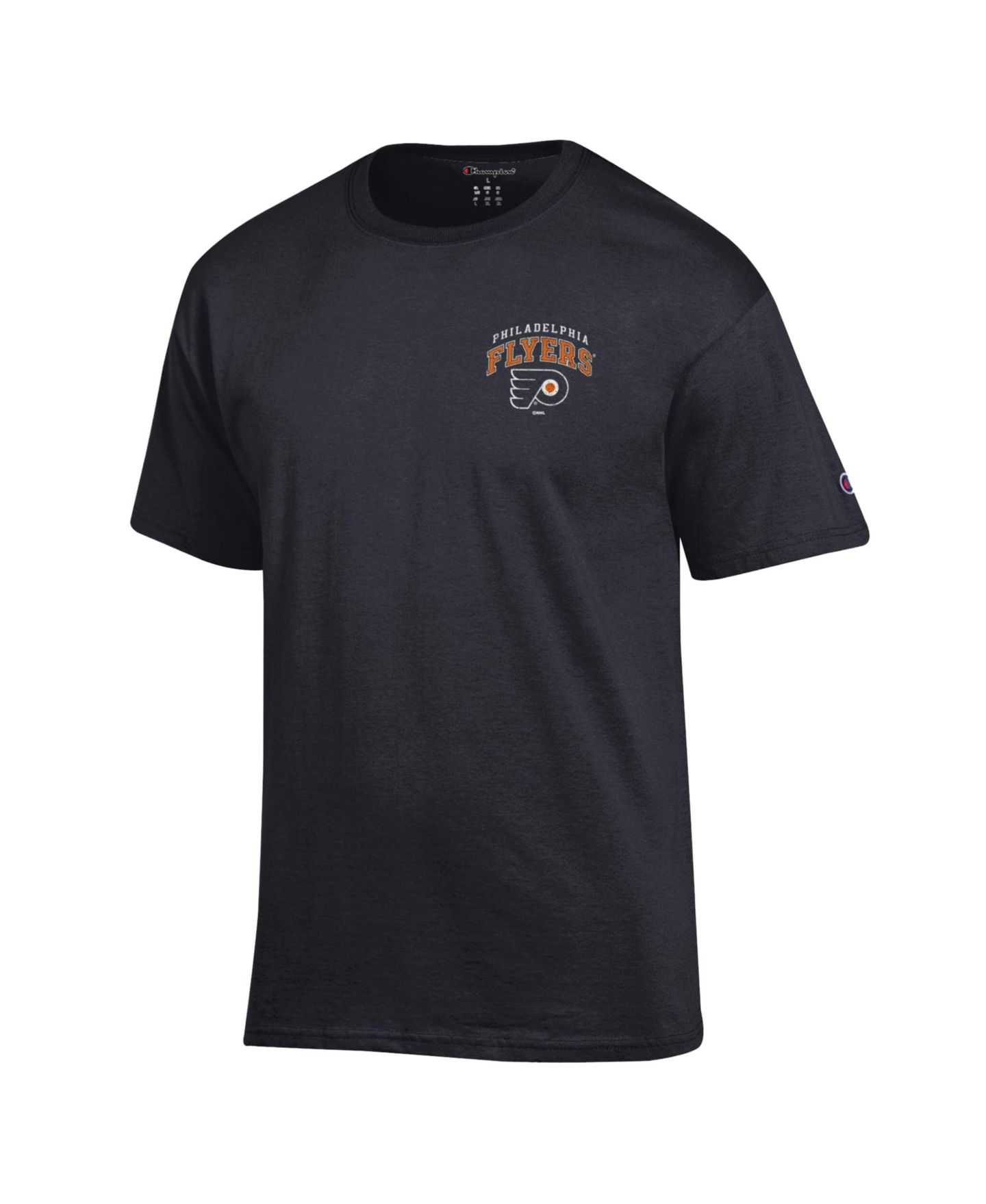 Мужская футболка Champion Black Philadelphia Flyers Stick With It Jersey — фото 3