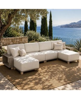 Patio Furniture Set, 6-9 Piece, 10-Inch Cushions
