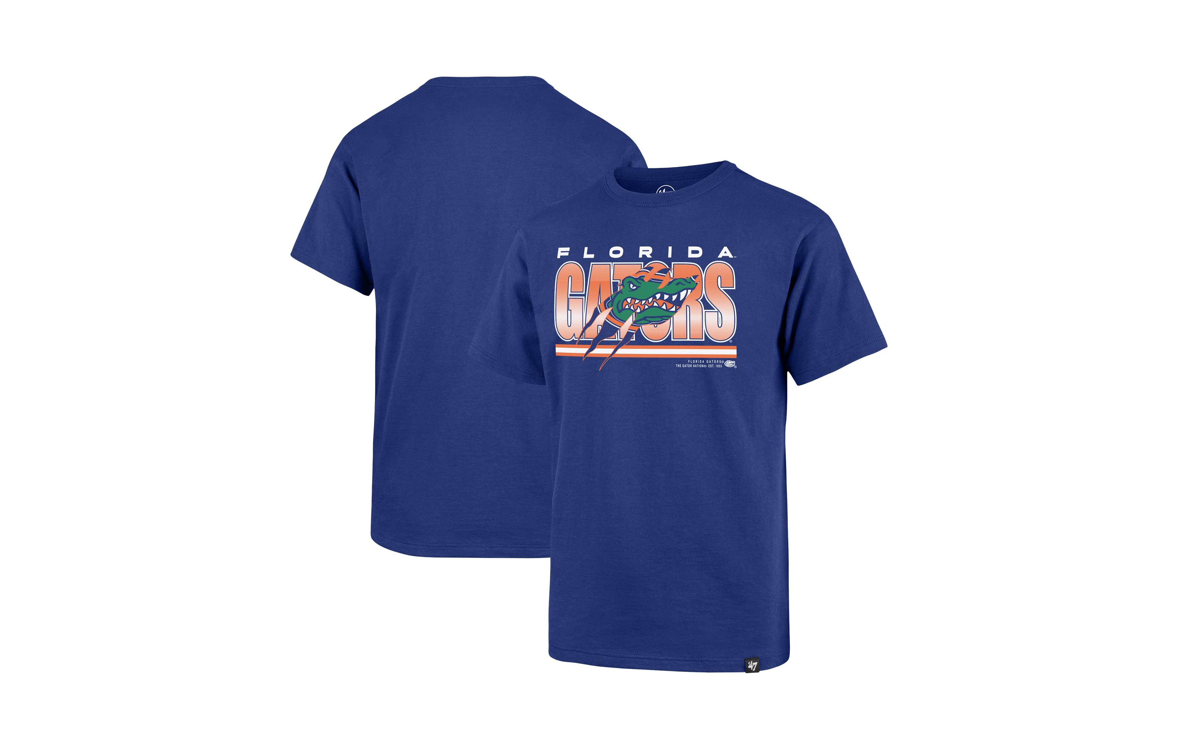 '47 Brand Big Boys' and Girls' Royal Florida Gators Thunder Rip Franklin T-Shirt
