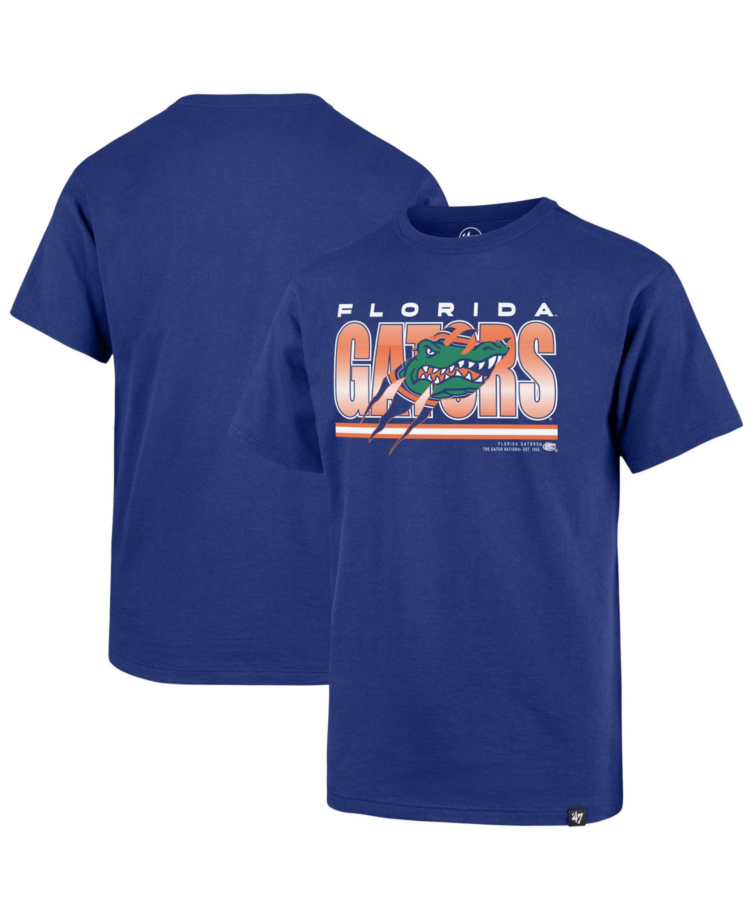 Big Boys and Girls '47 Royal Florida Gators Thunder Rip Franklin T-Shirt